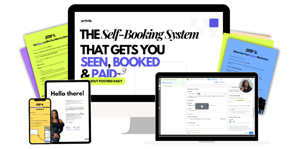 The Self-Booking System Course — device mockup